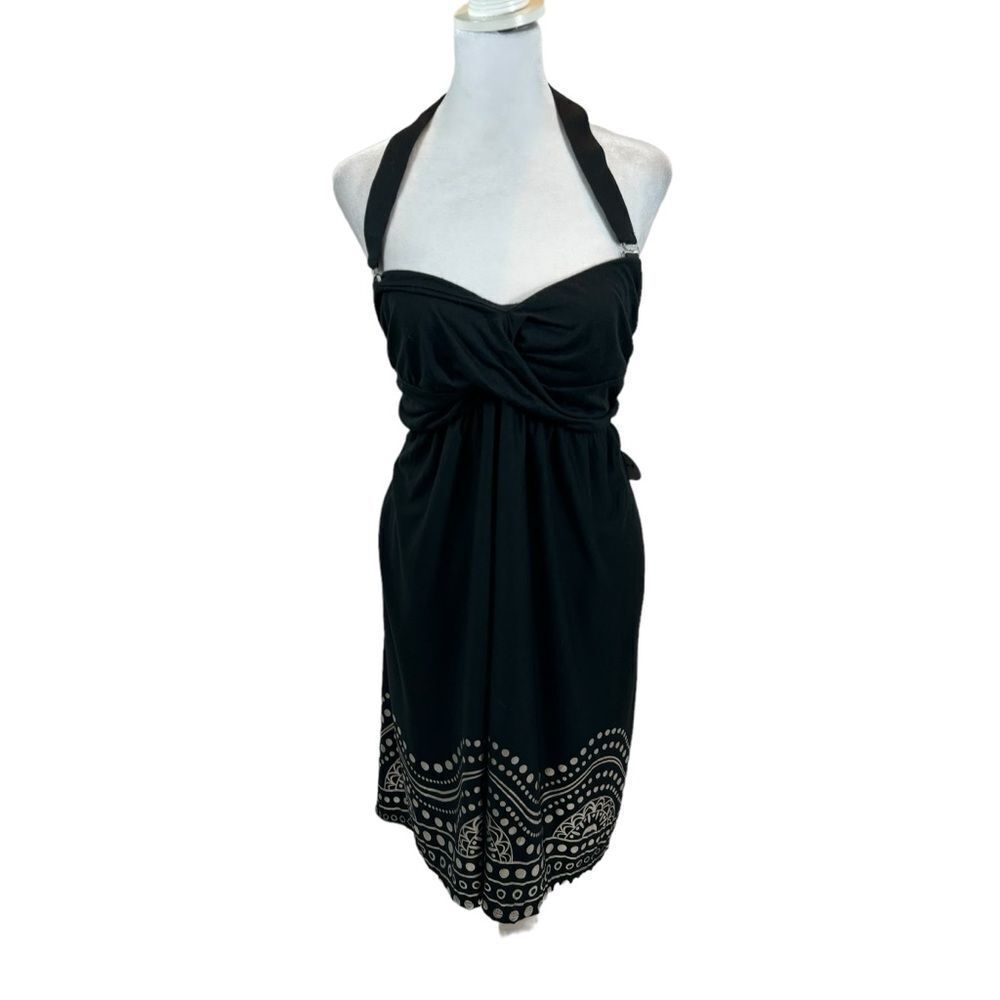 Brand new with Tags Swimsuits For All Black Halter Swim Cover Up One Size